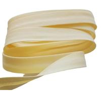 Ruban Biais Replié 20 mm Coton Polyester Vendu par 5 Mètres Coloris Jaune pâle
