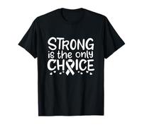 Ruban Blanc de Motivation Contre Le Cancer du poumon T-Shirt
