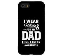 Ruban Blanc de Sensibilisation au Cancer du poumon I Wear White for Dad Coque pour iPhone SE (2020) / 7/8