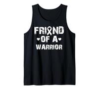 Ruban Blanc Friend of a Warrior Lung Cancer Femme Fille Débardeur