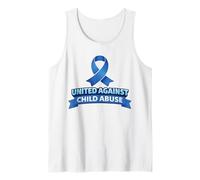 Ruban Bleu de Sensibilisation à la maltraitance des Enfants Avril Bold Débardeur