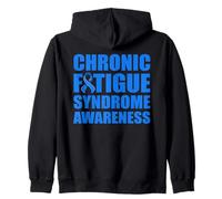 Ruban bleu pour sensibilisation au syndrome de fatigue chronique ME/CFS Sweat à Capuche