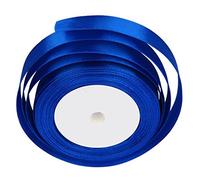 Ruban bleu roi GCS London en satin - 10 mm de large - 22 à 25 m de long