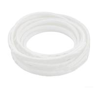 Ruban boudin de porte 5 m pour portes, aide à minimiser la circulation de l'air et le bruit extérieur pour une vie confortable (9 mm x 15 mm, blanc)