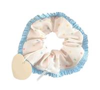 Ruban Bowknot Scrunchies Cheveux Avec Dentelle Garniture Cheveux Scrunchy Élastique Hairloop Épais Updos Cercles Cheveux Décoration