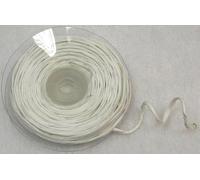 Ruban brillant pour bricolage et décoration Ruban cadeau blanc 10m