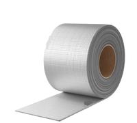 Ruban butyle en aluminium résistant aux hautes températures, 1 pièce, for mur, piscine, toit, réparation de conduits, étanche et auto-adhésif(50mmx10m)