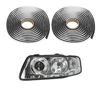 Ruban Butyle Noir 8mm x 8m Ruban Adhésif Rond en Butyle Ruban D'Étanchéité en Caoutchouc Étanche à L'eau Ruban Etanche Adhesif Butyle pour Phares de Camion de Voiture Fenêtre Porte Pare-Brise