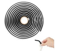 Ruban Butyle Noir, Ruban D'étanchéité en Caoutchouc 9.5mm X 4m, Ruban Adhésif Rond en Butyle Utilisé pour Sceller les Phares des Voitures et des Camions, les Fenêtres, les Portes, les Pare-Brises