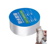 Ruban butyle, ruban adhésif robuste et étanche,Ruban en résine imperméable à liaison forte | Bouclier thermique auto-adhésif mastic de toit Film de papier d'aluminium ruban d'étanchéité pour réparatio