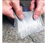 Ruban Butyle Ruban éTanche En Butyle, Ruban AdhéSif Aluminium Haute Temperature,Butyle En Aluminium Bande D'éTanchéIté, Ruban De RéParation Pour FaçAdes, Toiture, Toit (10cm×5m)