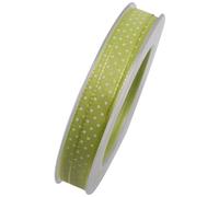 Ruban cadeau à pois vert mai Ruban décoratif 10mm 25m
