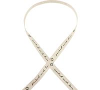 Ruban cadeau Coeurs ruban coton crème durable 15mm 20m