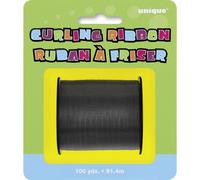 Ruban cadeau de fête unique, 91 mètres SG4820 (91 m) (Noir)