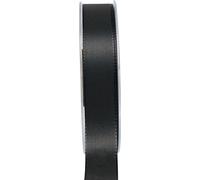 Ruban cadeau noir ruban de décoration deuil 25mm 50m