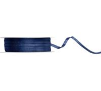 Ruban cadeau satin bleu marine 50m largeur 3mm