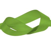 Ruban cadeau vert décoration 15mm 50m soie chatoyante art floral