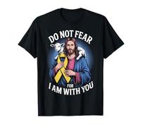 Ruban Cancer Enfant Christian Jesus Do Not Fear Lamb T-Shirt