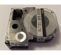 Ruban Cassette Cartouche 12mm vhbw pour KingJim SR-RK1, SR300TF, SR40, SR3700P, SR550, SR530 comme LC-4SBE, SM12X, SM12XC.