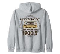 Ruban Cassette rétro « Please Be Patient I'm from The 1900s » Sweat à Capuche