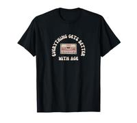 Ruban Cassette Vintage 1990 Everything Gets Better with Age T-Shirt