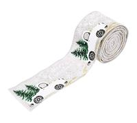 Ruban coloré à bords métalliques pour arbres de Noël et couronnes - 5 m - Améliorez votre décoration de vacances (C)
