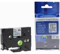 Ruban compatible avec Brother TZ-231 / TZe-231 12mm x 8m - impression noire / support blanc KP31231