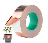 Ruban conducteur en cuivre - Ruban adhésif blindé en Feuille métallique | Barrière en cuivre Anti-limaces pour, Mise à la Terre électrique, Soudure, projets de Circuits en Papier, décoration