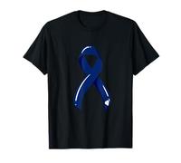 Ruban Contre Le Cancer du Colon - Bleu foncé - Survivor Fighter T-Shirt