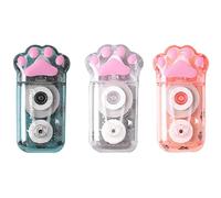 Ruban Correcteur,3 PCS Chat Ruban Correcteur, Mini Rubans Correcteurs 5mm x 6m, Kawaii Coloré Griffe De Chat, Rollers de Correction pour Enfants,Mini Correcteur Ruban, 3 Couleurs
