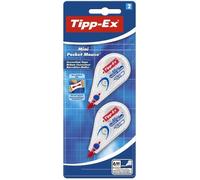 Tipp-Ex Ruban correcteur Mini Pocket Mouse 6 m x 5 mm - Blister 2 pièces