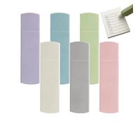 Ruban Correcteur Blanc 6 Pièces Fournitures Scolaires Portables Sans Temps