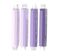 Ruban correcteur blanc - Stylo à bille adhésif, gomme double face, outil de correction de papeterie, étudiants professionnels, bureaux, couverture lisse, nettoyage à sec, stylo ďe réécriture pour four