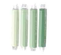 Ruban correcteur blanc - Stylo à rouleau adhésif, double face, outil de correction de papeterie pour étudiants professionnels de bureau, stylo de réécriture à couverture lisse, nettoyage ra