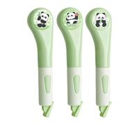 Ruban correcteur panda mignon - Rouleaux rétractables soignés, outils de papeterie portables pour dissimuler les erreurs, accessoires de réécriture à glissement rapide | Ajustements précis pour