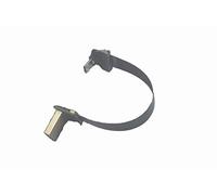Ruban court plat fin FPC Micro USB mâle coudé à 90° vers USB A mâle standard coudé à 90° pour la synchronisation et le chargement Noir 15CM Micro USB up to Standard USB DOWN