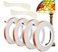 Ruban Cuivre Pour Vitrail 4 Rouleaux 32,9 m Ruban à Souder