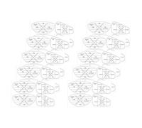 Ruban d' de Golf - 10 Feuilles d'étiquettes d' de Visage de Club | Mettre des Autocollants d'aide à l'alignement | Bande de Frappe de Golf pour l'entraînement à l'analyse du Swing | Adhési