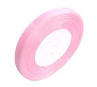 Ruban d’organza.qualité supérieure, de nombreuses couleurs et tailles 10 mm, 12 mm, 20 mm, 25 mm.Pochoir, emballage cadeau, décoration de la maison.Rouleau de 46 m, GCS Londres., rose, 10 mm