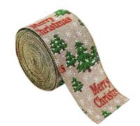 Ruban d'arbre de Noël,ruban filaire de Noël | Streamer d’emballage de vacances - Accessoires d'arc décoratifs, ruban à bord filaire, d'emballage décoratif, décor de ferme pour