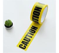Ruban D'avertissement, 4.8CMX25M, Attention Marquage des Zones dangereuses, Caution Bandes de Sécurité Adhésive Ruban de Signalisation Jaune pour Utiliser Lieu de Travail et Zone Dangereuse