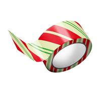 Ruban d'avertissement de Noël, 5 m, décoration de vacances lumineuse, rubans d'avertissement de danger pour les jours fériés, pour planificateur d'événements, organisateurs de fête, école, camping