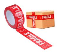 Ruban D'avertissement Fragile 1 Rouleau en Plastique Rouge