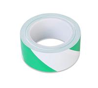 Ruban de barrière de signalisation de danger, Ruban réfléchissant for sol, avertissement de danger, attention, multicolore, 45 mm x 33 m(Green/white)