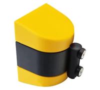 Ruban de barrière rétractable pour contrôle de foule - Ceinture d'isolation murale en plastique ABS - Idéal pour les magasins de détail, les aéroports et les banques - Solution de sécurité et de