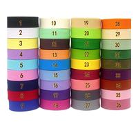 Ruban de biais 100% coton, 20mm de largeur 3/4 ", ruban de biais de liaison simple plié repassé pour l'artisanat de vêtements, bricolage, fabrication artisanale 5 m/lot 5
