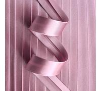 Ruban de biais satiné de 18 mm de large, pré-plié, 10 m de large - Rose foncé