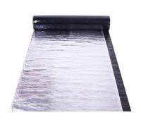 Ruban de Bitumé Réparation Toit Autocollant pour Toiture, Bande d'étanchéité en Aluminium Bitumé, Rouleau Bitume Toiture Adhésif Imperméable(70x400cm)