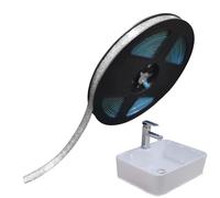 Ruban de calfeutrage - 6 m / 19,69 pi, bande d’étanchéité en PVC, adhésif puissant | bande de décorative, remplisseur de joint pour salle de bain, cuisine, plan de travail, douche, lavabo et m