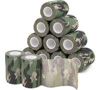 Ruban de Camouflage,10 Rouleaux Camouflage Militaire Accessoires Bandage Autoadhésif pour équipement de Chasse,Fusil,Objectif d'appareil Photo SLR